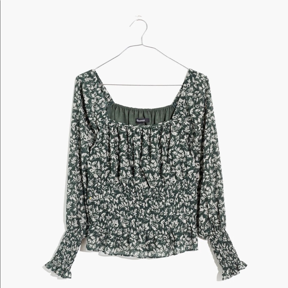 Madewell Smock-Waist Top